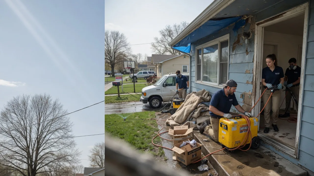 Basement Flood Cleanup in Crum, WV near me